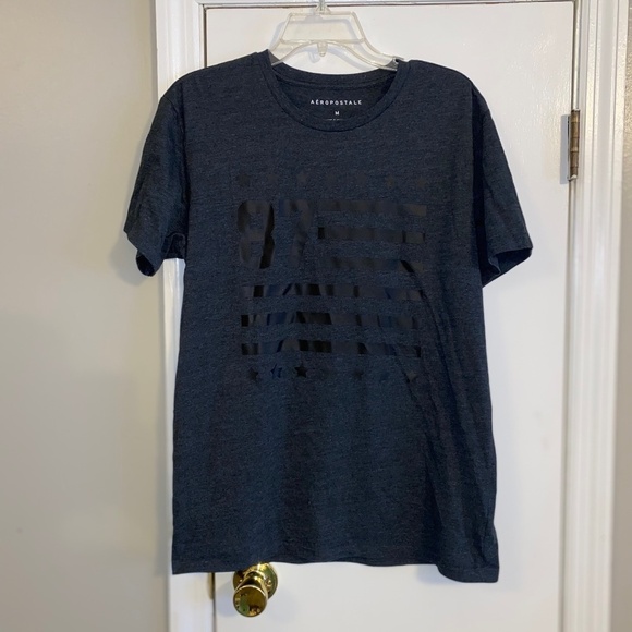 Aeropostale size medium men’s 87 flag tshirt - Picture 1 of 5